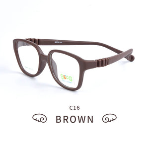 SECG Top Brand Children Prescription Myopia Optical Glasses Frames Resin Glasses For Kids Protective Kids Eyewear TR911