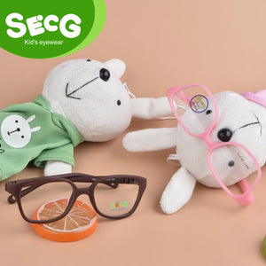 SECG Top Brand Children Prescription Myopia Optical Glasses Frames Resin Glasses For Kids Protective Kids Eyewear TR911