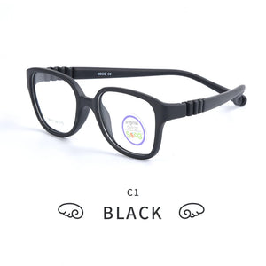 SECG Top Brand Children Prescription Myopia Optical Glasses Frames Resin Glasses For Kids Protective Kids Eyewear TR911