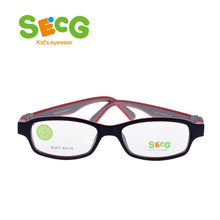 Load image into Gallery viewer, SECG Ultralight Soft Frame Optical Myopia Children Frame Solid Detachable Diopter Kids Frame Silicone Strap Lunettes Eyeglasses