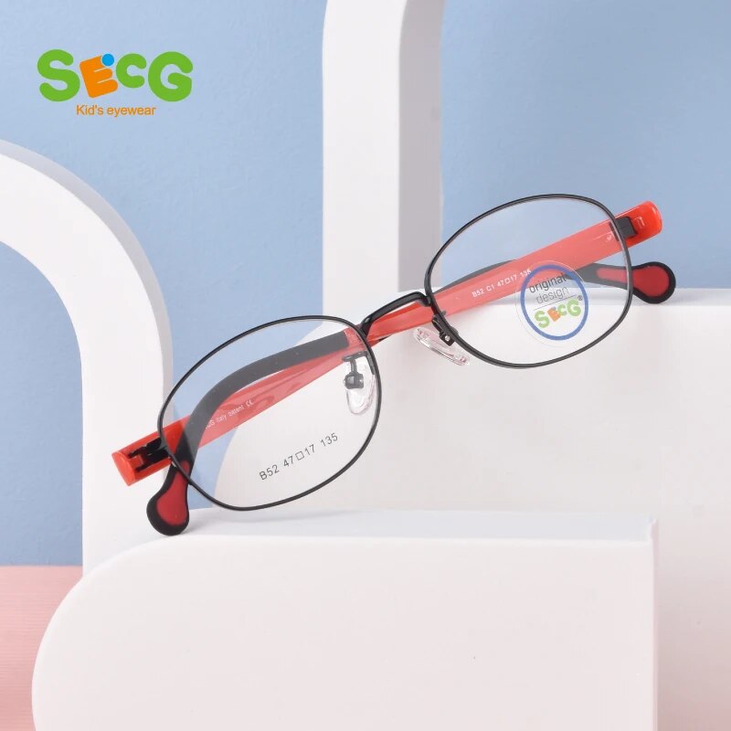 SECG brand children's eyeglasses frame Boys girls Little children myopia, hyperopia and amblyopia with children's eyeglasses fra