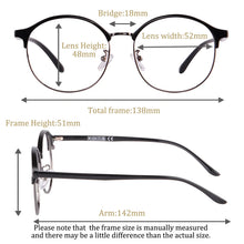 Load image into Gallery viewer, SHINU Anti Blue Ray Progressive multifocal Lenses Customized Prescription Eyewear TR/metal material glasses Multicolor optional