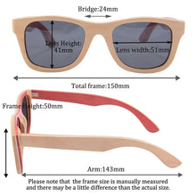 Load image into Gallery viewer, SHINU Brand Men's Sunglasses Polarized sunglasses women sakte board wood handmade glasses  square sunglasses Men vintage glasses