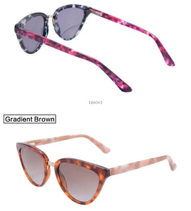SHINU Brand Myopia sunglasses For Women Sunglasses 2 fashion Colors CR-39 Lenses Prescription Girls Myopia Glasses -75 to -300