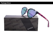 Load image into Gallery viewer, SHINU Brand Myopia sunglasses For Women Sunglasses 2 fashion Colors CR-39 Lenses Prescription Girls Myopia Glasses -75 to -300