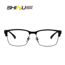 Load image into Gallery viewer, SHINU Custom Progressive Multifocal Reading Glasses Men See Near Far Oculos De Grau Prescription Protective Gaming Glasses Men