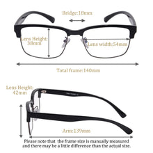 Load image into Gallery viewer, SHINU Custom Progressive Multifocal Reading Glasses Men See Near Far Oculos De Grau Prescription Protective Gaming Glasses Men