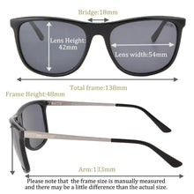 Load image into Gallery viewer, SHINU Men RetroVintage acetate Polarized Sunglasses Classic Sun glasses myopia Lens Driving Eyewear fishing glasses custom 5001