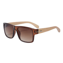 Carica l&#39;immagine nel visualizzatore di Gallery, SHINU Myopia Polarized Glasses Square Bamboo Wooden 5 Colors Prescription Men Glasses Frames Sun Glasses Eyewear Eyeglasses