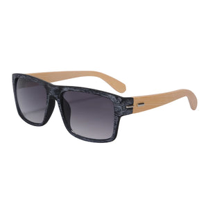 SHINU Myopia Polarized Glasses Square Bamboo Wooden 5 Colors Prescription Men Glasses Frames Sun Glasses Eyewear Eyeglasses