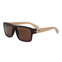 Carica l&#39;immagine nel visualizzatore di Gallery, SHINU Myopia Polarized Glasses Square Bamboo Wooden 5 Colors Prescription Men Glasses Frames Sun Glasses Eyewear Eyeglasses