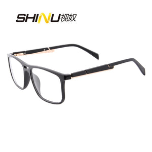 SHINU Progressive readers clear on the top reading glasses men Presbyopia prescription glasses porgressive eyeglasses customized