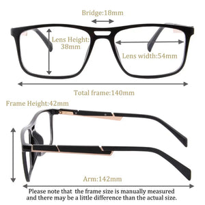 SHINU Progressive readers clear on the top reading glasses men Presbyopia prescription glasses porgressive eyeglasses customized