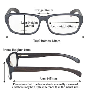SHINU Wood Legs handmade 100% Progressive Multifocal Reading Glasses Men Anti Blue Light Radiation Glasses Frame customized
