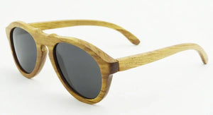 SHINU brand Wood Polarized sunglasses Men  Women Handmade zebra wood sun glassed for men pear wood retro sunglasses brown lens