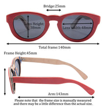 Carica l&#39;immagine nel visualizzatore di Gallery, SHINU brand Wooden polarized Sunglasses Women Skate board wood sun glasses wood manmade woman sunglasses woman luxury 2024