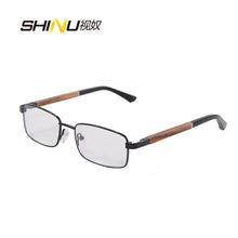 Carica l&#39;immagine nel visualizzatore di Gallery, SHINU eyeglasses brand  frames women men  myopia eyewear   brand optical glasses eyewear wood glasses prescription glasses