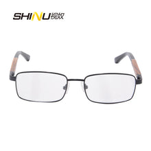 Carica l&#39;immagine nel visualizzatore di Gallery, SHINU eyeglasses brand  frames women men  myopia eyewear   brand optical glasses eyewear wood glasses prescription glasses