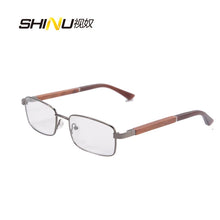 Carica l&#39;immagine nel visualizzatore di Gallery, SHINU eyeglasses brand  frames women men  myopia eyewear   brand optical glasses eyewear wood glasses prescription glasses