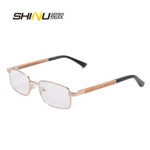 Carica l&#39;immagine nel visualizzatore di Gallery, SHINU eyeglasses brand  frames women men  myopia eyewear   brand optical glasses eyewear wood glasses prescription glasses