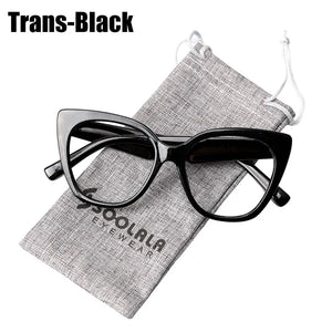 SOOLALA Cat Eye Bifocal Sunglasses Reading Glasses Women Men Designer Sunglasses Diopter Anti Blue Reading Sunglasses 1.0 to 4.0
