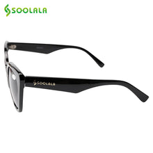 Load image into Gallery viewer, SOOLALA Cat Eye Bifocal Sunglasses Reading Glasses Women Men Designer Sunglasses Diopter Anti Blue Reading Sunglasses 1.0 to 4.0