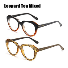 Load image into Gallery viewer, SOOLALA Striped Reading Glasses with Cases Women Men Glasses For Reading Sight Magnifying Presbyopic Glasses