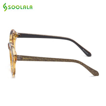 Load image into Gallery viewer, SOOLALA Striped Reading Glasses with Cases Women Men Glasses For Reading Sight Magnifying Presbyopic Glasses