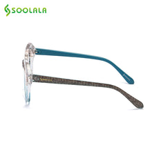 Load image into Gallery viewer, SOOLALA Striped Reading Glasses with Cases Women Men Glasses For Reading Sight Magnifying Presbyopic Glasses