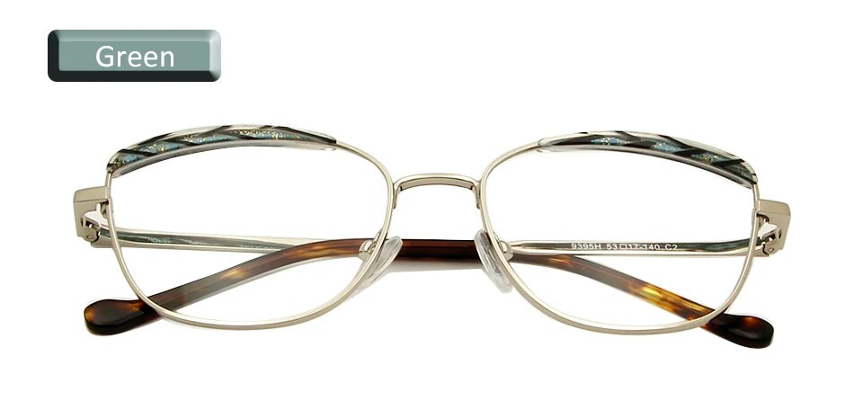 SORBERN Cat Eye Clear Glasses Optical Frames For Women Men Retro Alloy Metal Eyeglasses Fashion Fake Glass Prescription Eyewear