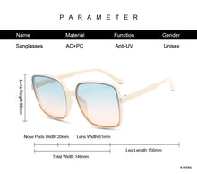 Load image into Gallery viewer, Square Retro Sunglasses Women Men Designer Vintage Sun Glasses Female Male Mirror Outdoors Shades Lady Oculos De Sol
