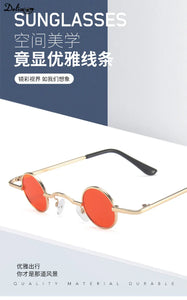 Small Round Frame Metal Crown Frame Boys and Girls Baby Glasses Funny Children's Sunglasses