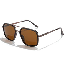 Load image into Gallery viewer, HBK New Pilot Polarized Glasses Men&#39;s Metal Big Frame Glasses Outdoor Vacation Party Leisure Shopping Gifts Oculos De Sol