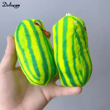 Carica l&#39;immagine nel visualizzatore di Gallery, Watermelon Stick Doll Pendant Funny Toy Stuffed Birthday Gift Key Chains for Women Key Chains Cute Keychain
