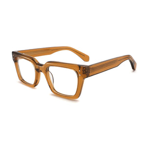 Gatenac Vintage Handmade Acetate Glasses Frame Men Square Business Eyeglasses Frame Women 2025 New Luxury Brand Designer Eyewear