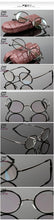 Carica l&#39;immagine nel visualizzatore di Gallery, = CLARA VIDA = classic Retro round Reading glasses high-quality alloy black luxury frame with case  +1 +1.5 +2 +2.5 +3 +3.5 +4