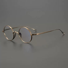 Load image into Gallery viewer, Vintage Pure Titanium Eyeglasses Frame Men Retro Round Small Face Glasses Frame Women Japan Luxury Brand Designer Eyewear