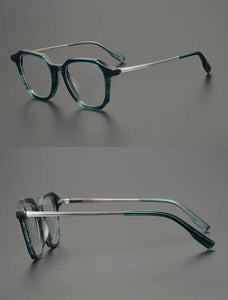 Acetate Top-notch Japanese Style Sunglasses Frames of Top Quality Men  Eyeglasses with Case