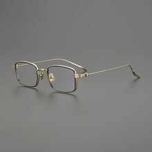 Load image into Gallery viewer, Gatenac Vintage Pure Titanium Glasses Frame Men Square Ultra Light Eyeglasses Frame Women Japan Luxury Brand Designer Eyewear