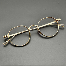 Load image into Gallery viewer, Vintage Titanium Eyeglasses Frame Men Retro 2022 New Optical Myopia Prescription Glasses Frame Women Luxury Brand Small Eyewear