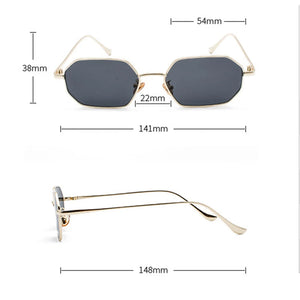 6 Sides Alloy Gold Retro Frame Progressive Multifocal Reading Glasses +0.75 To +4
