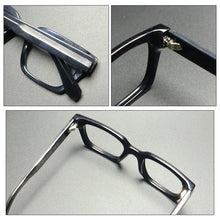 Load image into Gallery viewer, Gatenac Vintage Handmade Acetate Glasses Frame Men Square Business Eyeglasses Frame Women 2025 New Luxury Brand Designer Eyewear