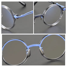 Load image into Gallery viewer, Gatenac Vintage Pure Titanium Glasses Frame Men Round Designer Eyeglasses Frame Women 2025 New Handmade Luxury Brand Eyewear