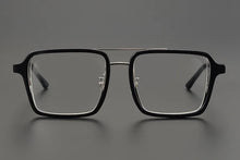 Carica l&#39;immagine nel visualizzatore di Gallery, Japanese Designer Brand Eyeglasses Frames Square Rectangular Glasses with Double Bridges Classical Retro Men Eyewear