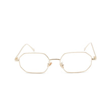 Carica l&#39;immagine nel visualizzatore di Gallery, 6 Sides Alloy Gold Retro Frame Progressive Multifocal Reading Glasses +0.75 To +4
