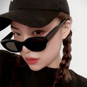 Women Cat Eye Sunglasses Luxury Brand Travel Small Rectangle Sun Glasses Men Women Retro Oculos Lunette De Soleil Femme