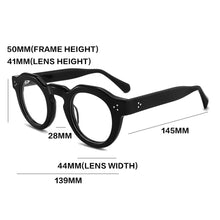 Load image into Gallery viewer, Gatenac Vintage Handmade Acetate Glasses Frame Men Round High Quality Eyeglasses Frame Women Retro Luxury Brand Designer Eyewear