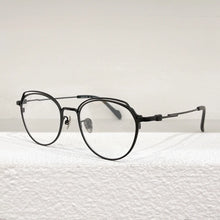 Load image into Gallery viewer, 19-0051 YY Japanese Pure Titanium Brand Designer Glasses Frames Men Personalized  Eyeglasses Round Style Eyewear
