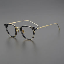 Load image into Gallery viewer, Vintage Pure Titanium Glasses Frame Men Ultra Light Square Prescription Myopia Eyeglasses Frame Women Luxury Brand Eyewear