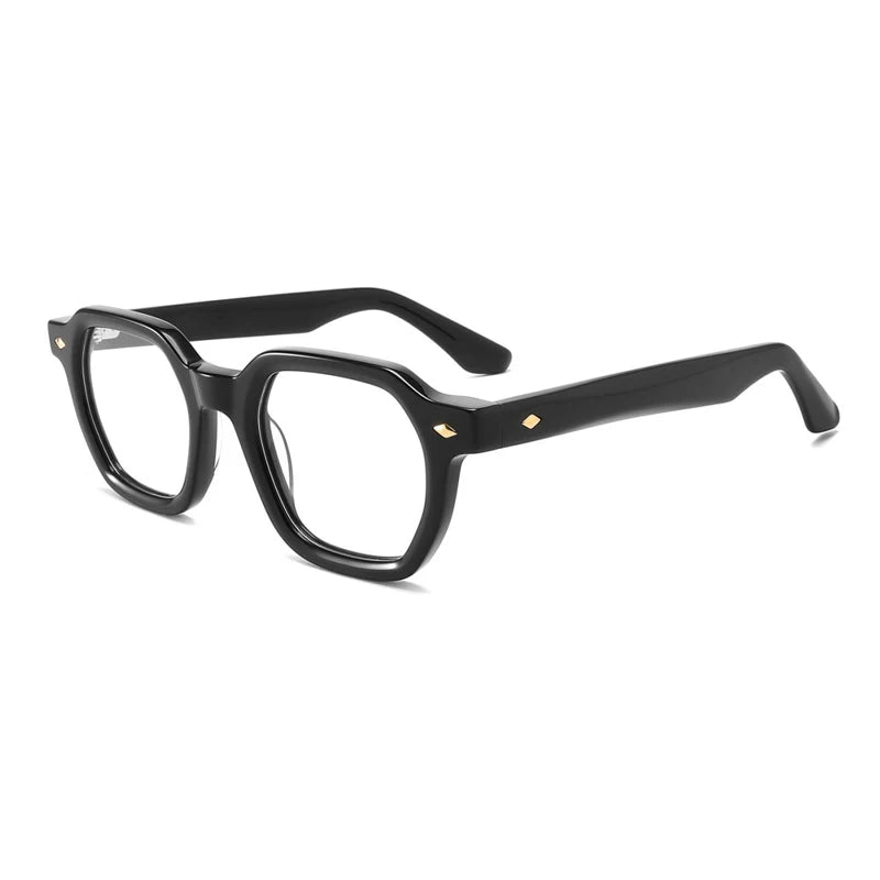 Handmade Acetate Glasses Frame Men Vintage Ultra Light Square Eyeglasses Frame Women Retro Japan Luxury Brand Designer Eyewear